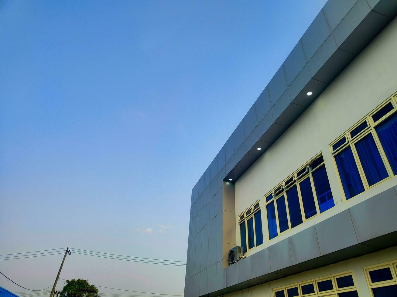view of building with sky background photo