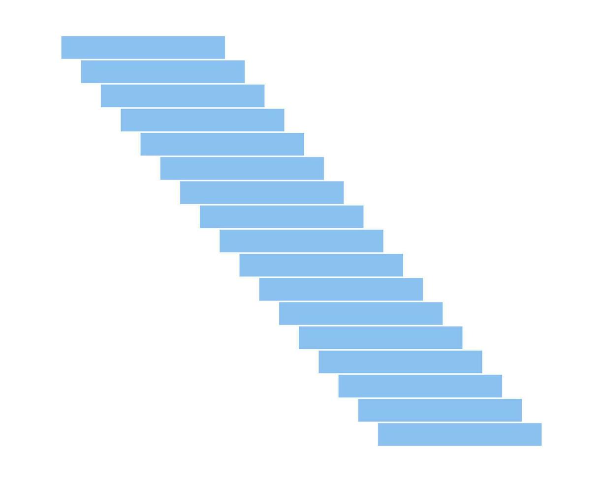 Steps staircase 2D cartoon object. Improve level. Stairway isolated vector item white background. New perspective entrance. Climbing achievement. Up and down structure color flat spot illustration