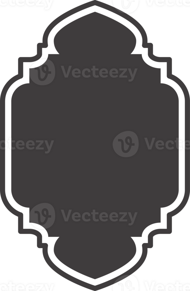 Ramadan telaio forma. islamico finestra e porta icona. Arabo orientale arco. silhouette di arabesco tradizionale modello png