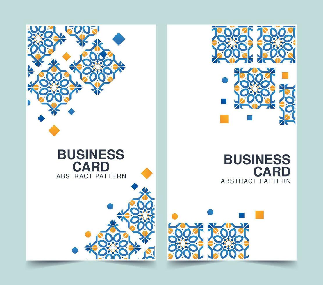 colorful pattern style vertical greeting card vector