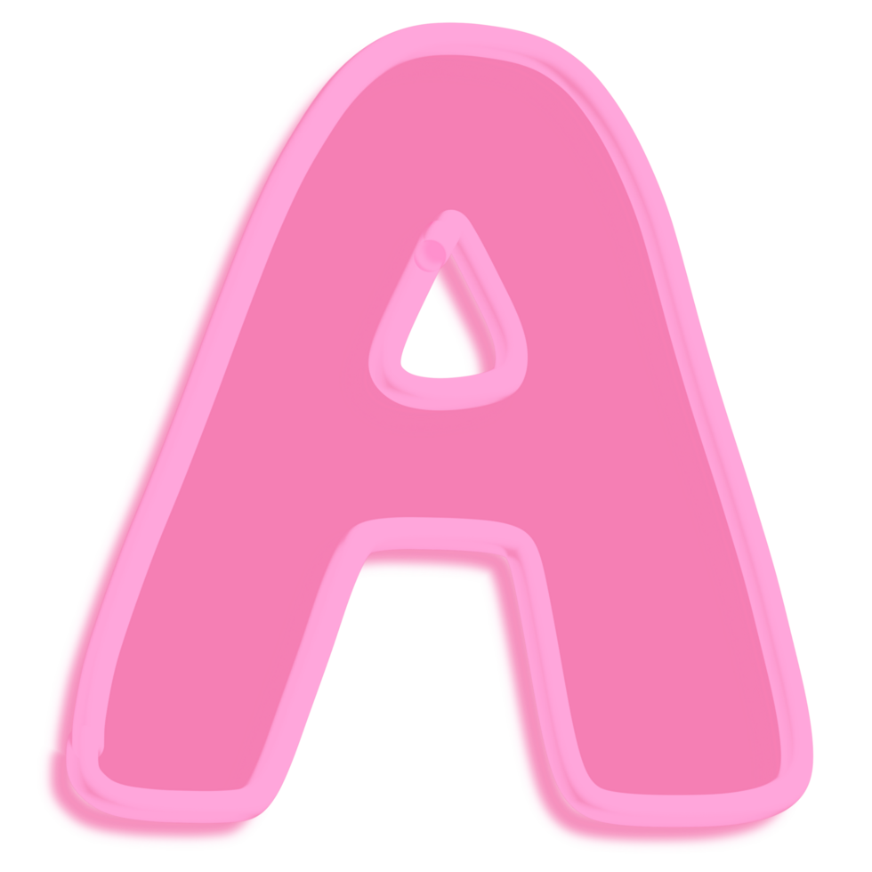 colorful alphabet cute png