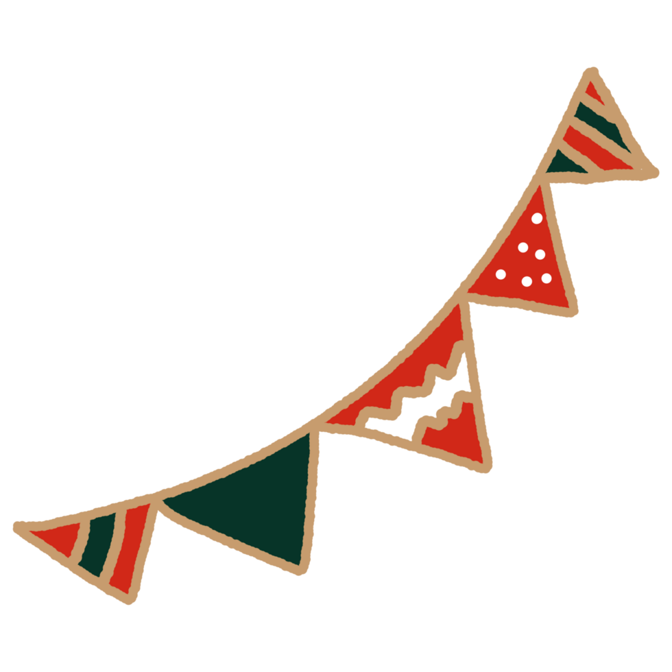 Cute Christmas cartoon design element decoration png