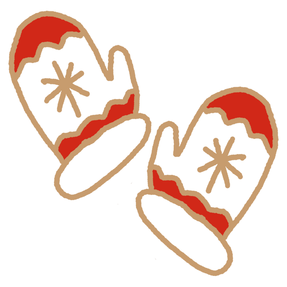 Cute Christmas cartoon design element decoration png