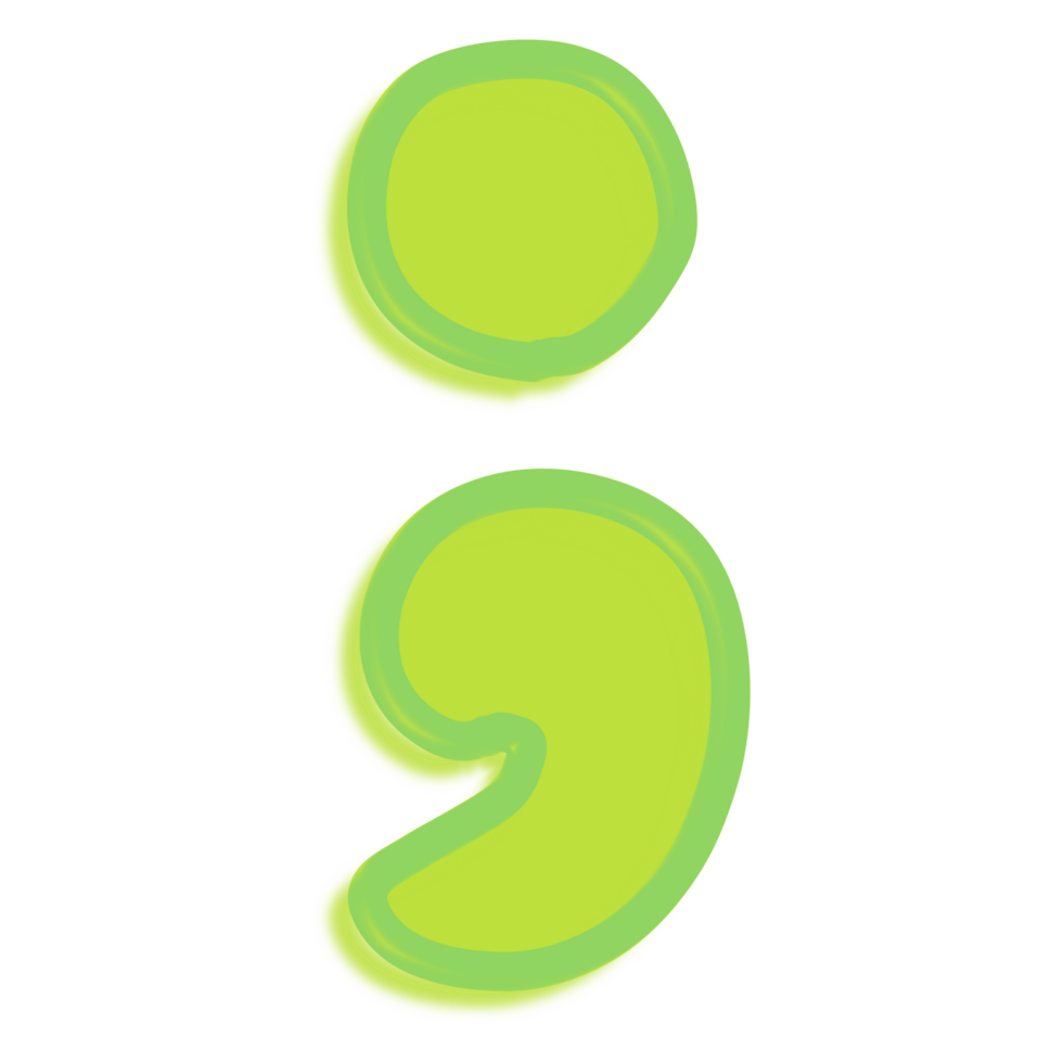 Hand drawn mathematical symbol colorful png