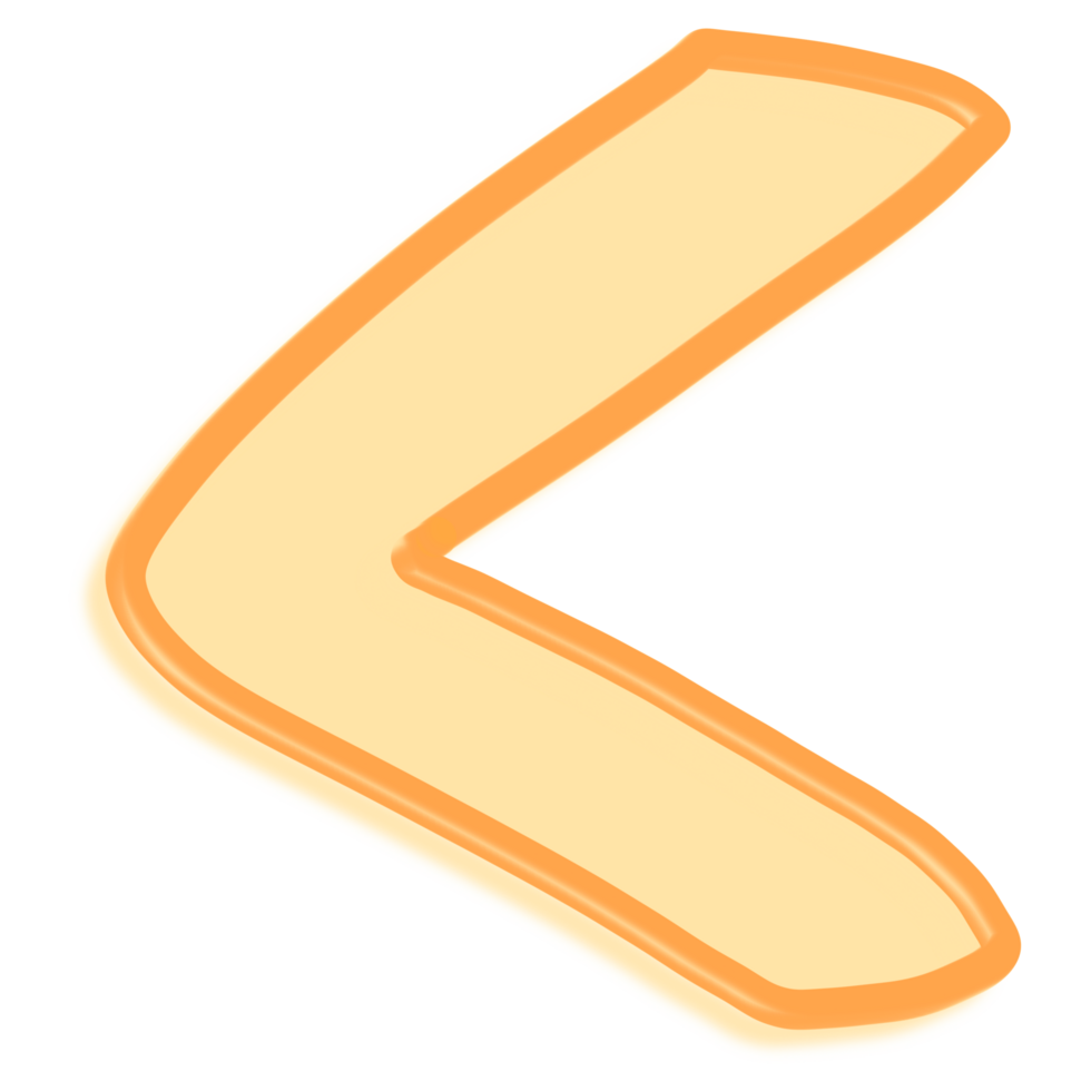 Hand drawn mathematical symbol colorful png
