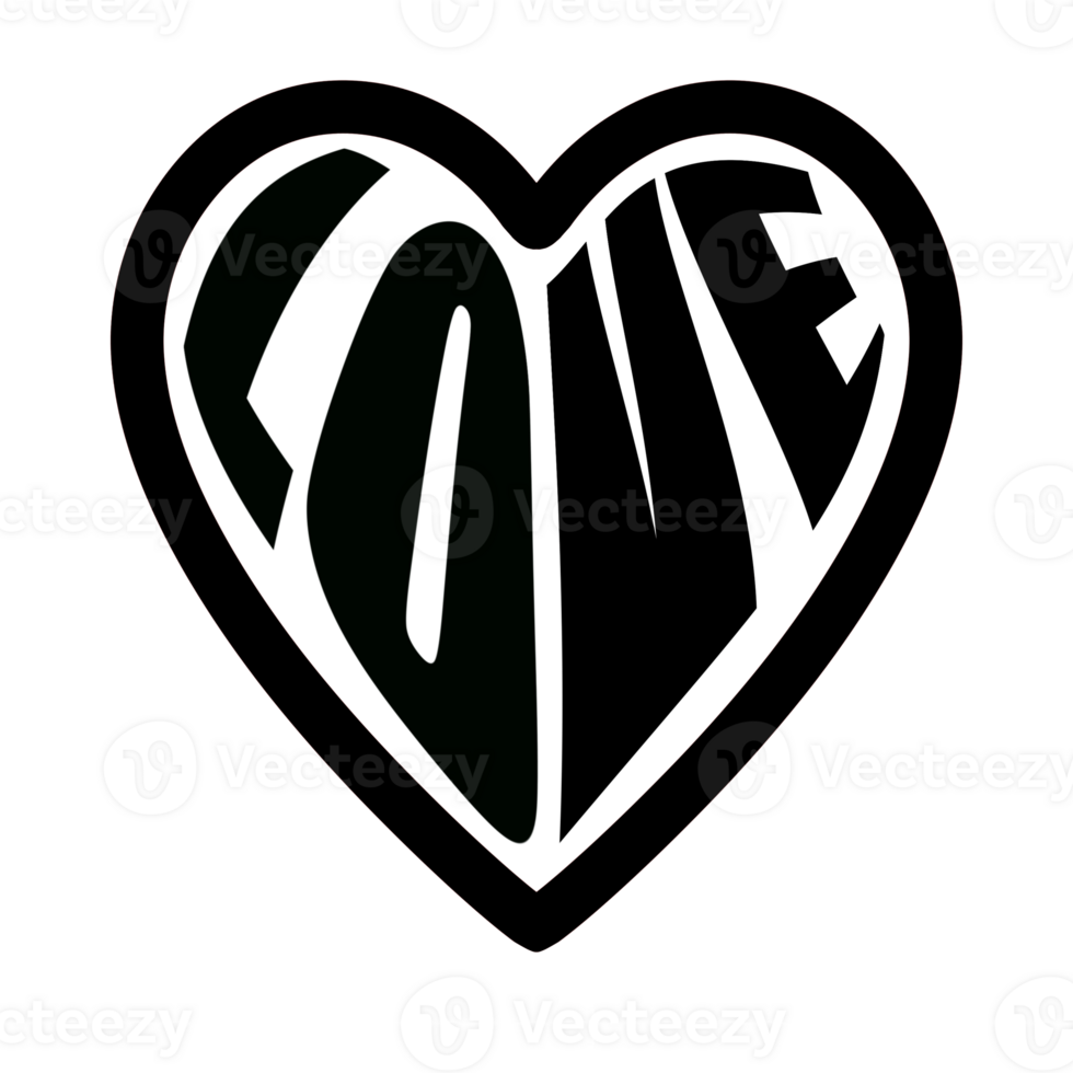 Heart of love png