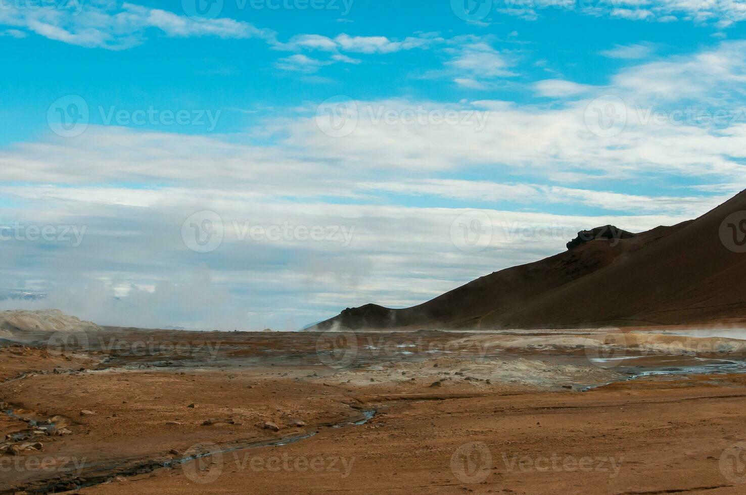 Krafla is a volcanic system with a diameter of approximately 20 kilometers located in the region of Myvatn, northern Iceland photo