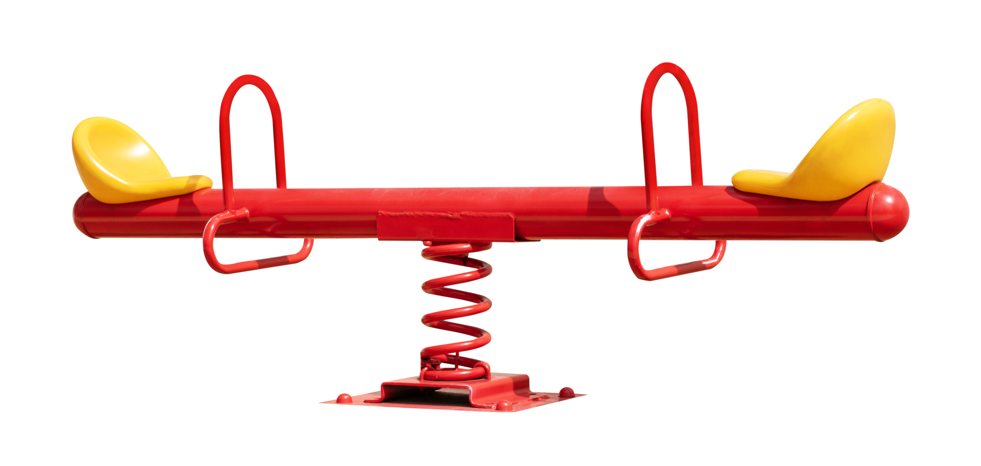 Red seesaw PNG