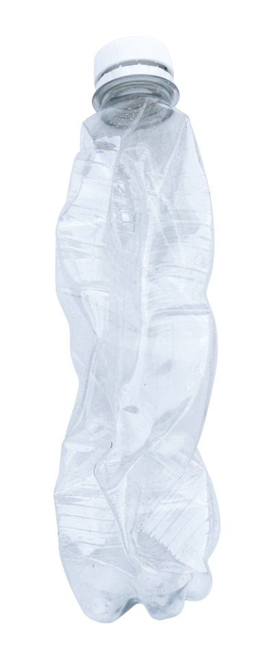 Compressed plastic bottle png