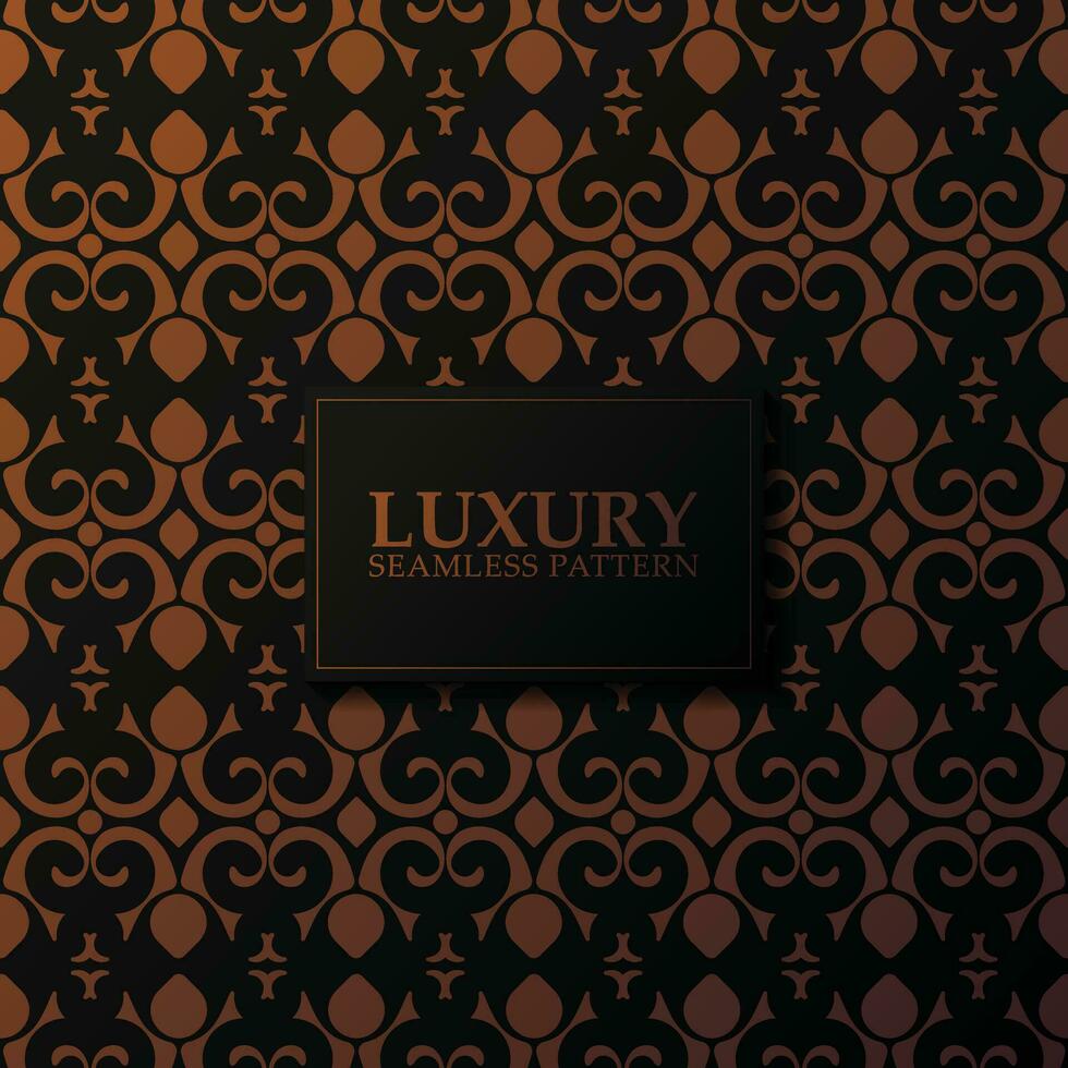 luxury dark seamless pattern background vector