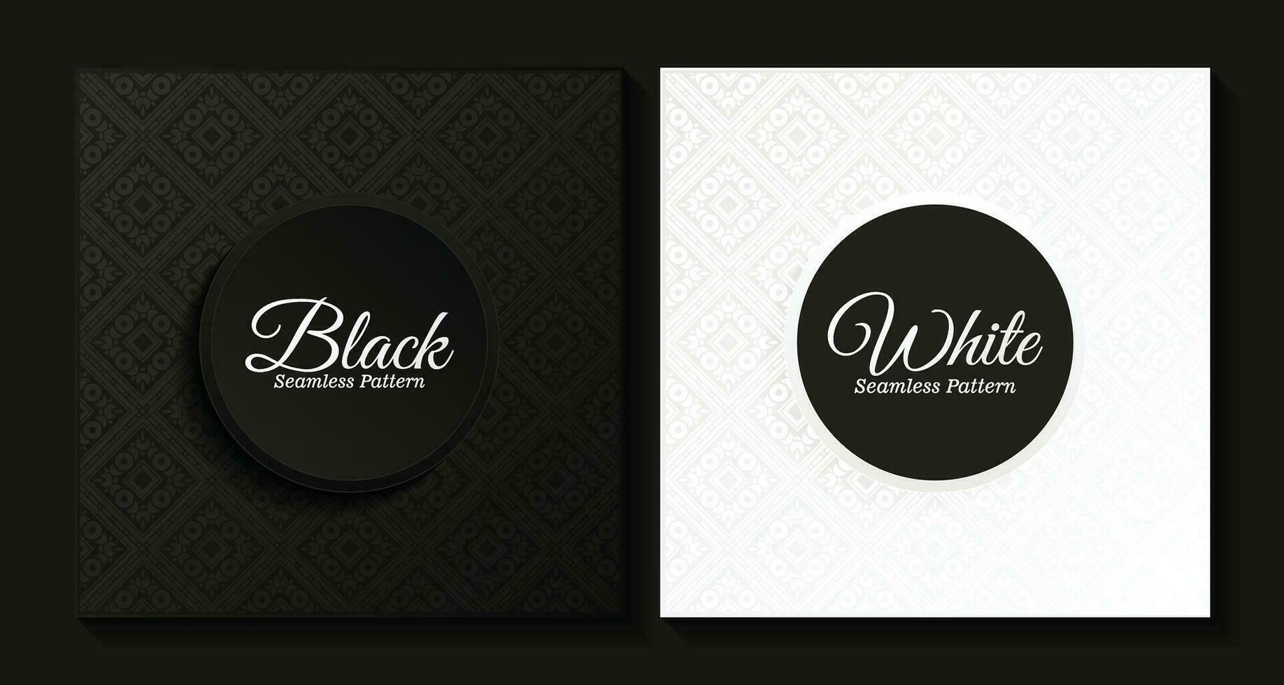 black and white pattern background vector