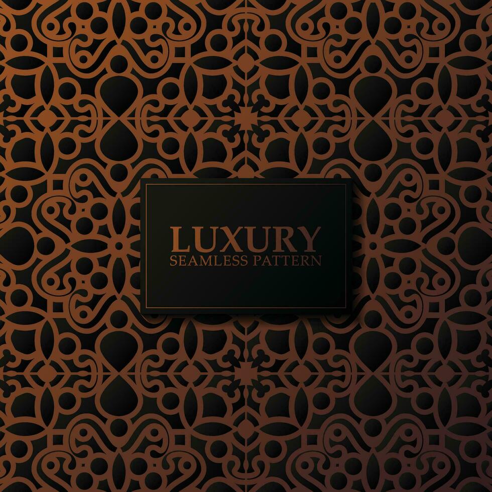 luxury dark seamless pattern background vector
