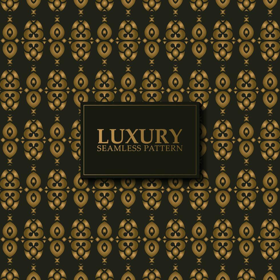 luxury dark seamless pattern background vector