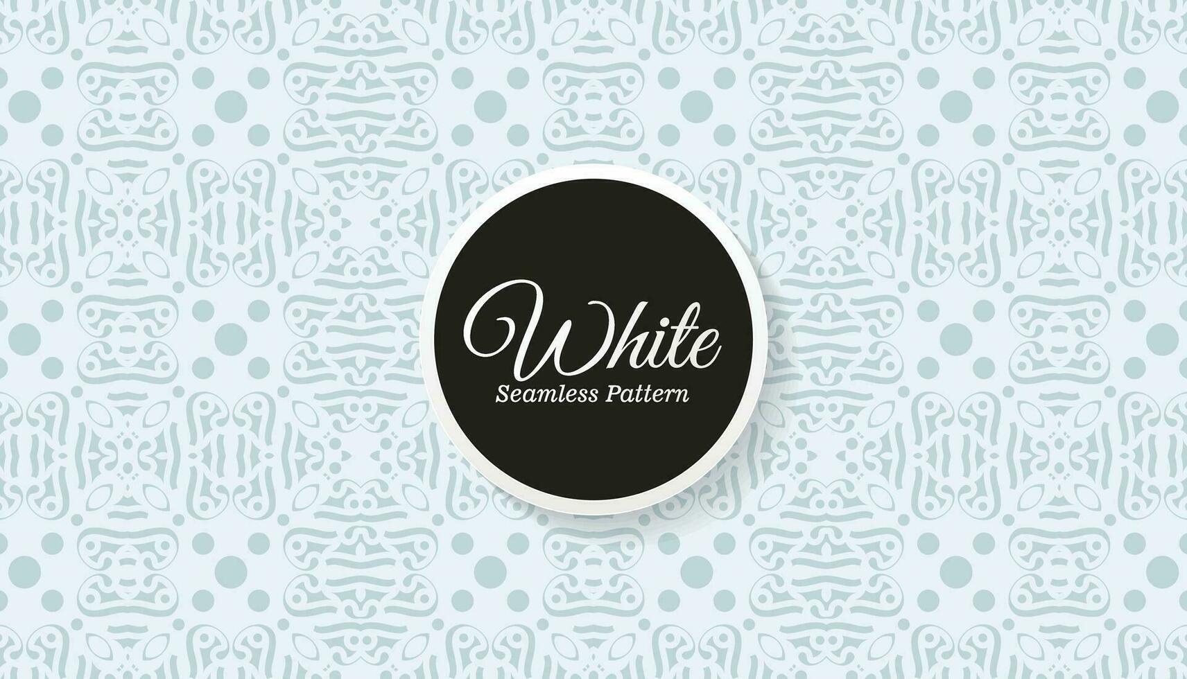 elegant white seamless pattern design vector