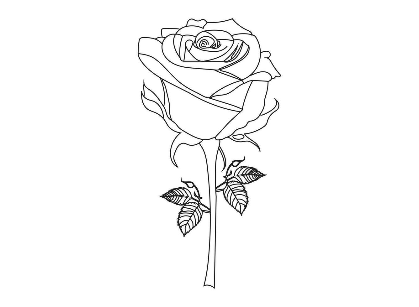 sketch art design for coloring book vector