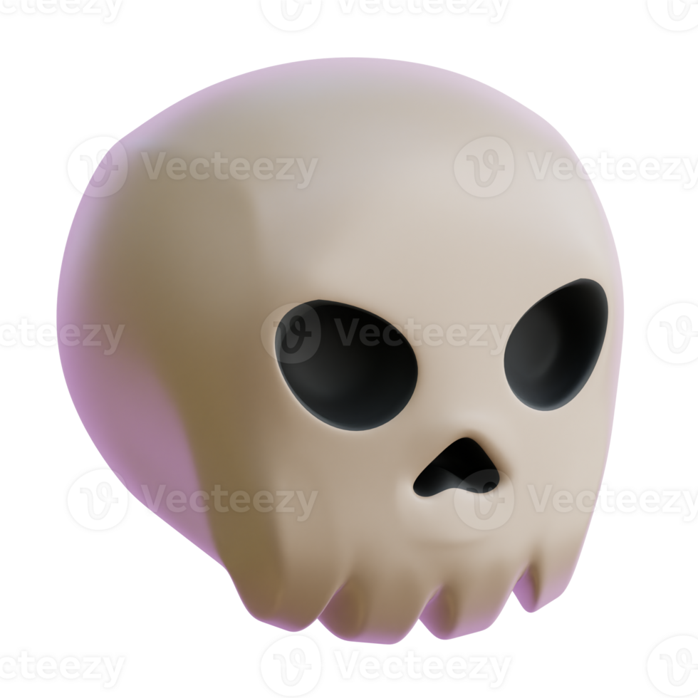 Skull 3d Icon Illustrations png