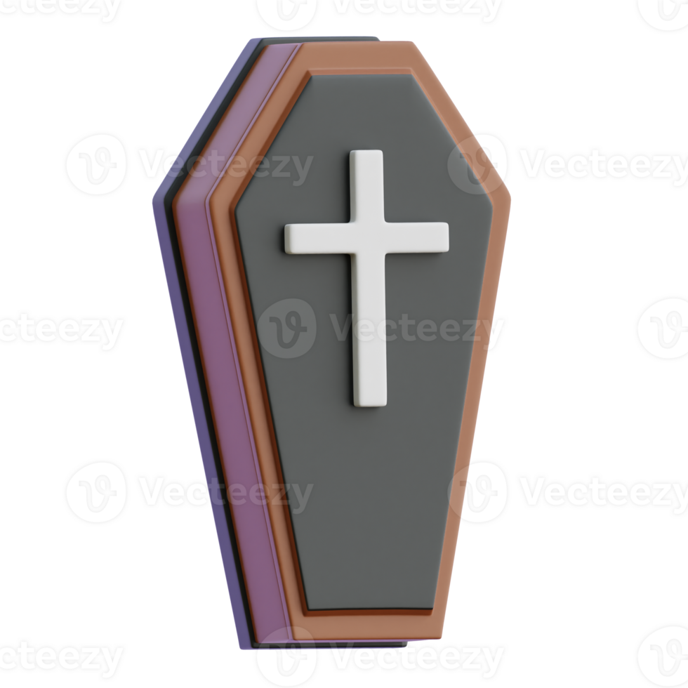 Coffin 3d Icon Illustrations png