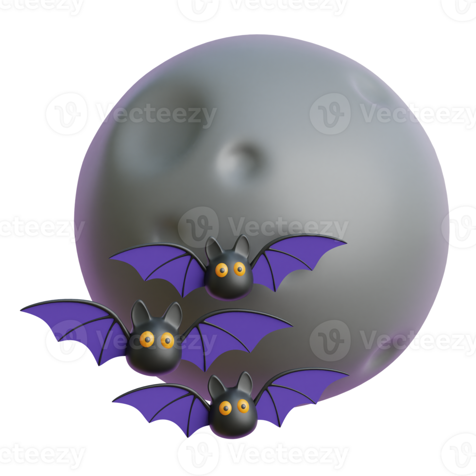 Full Moon 3d Icon Illustrations png