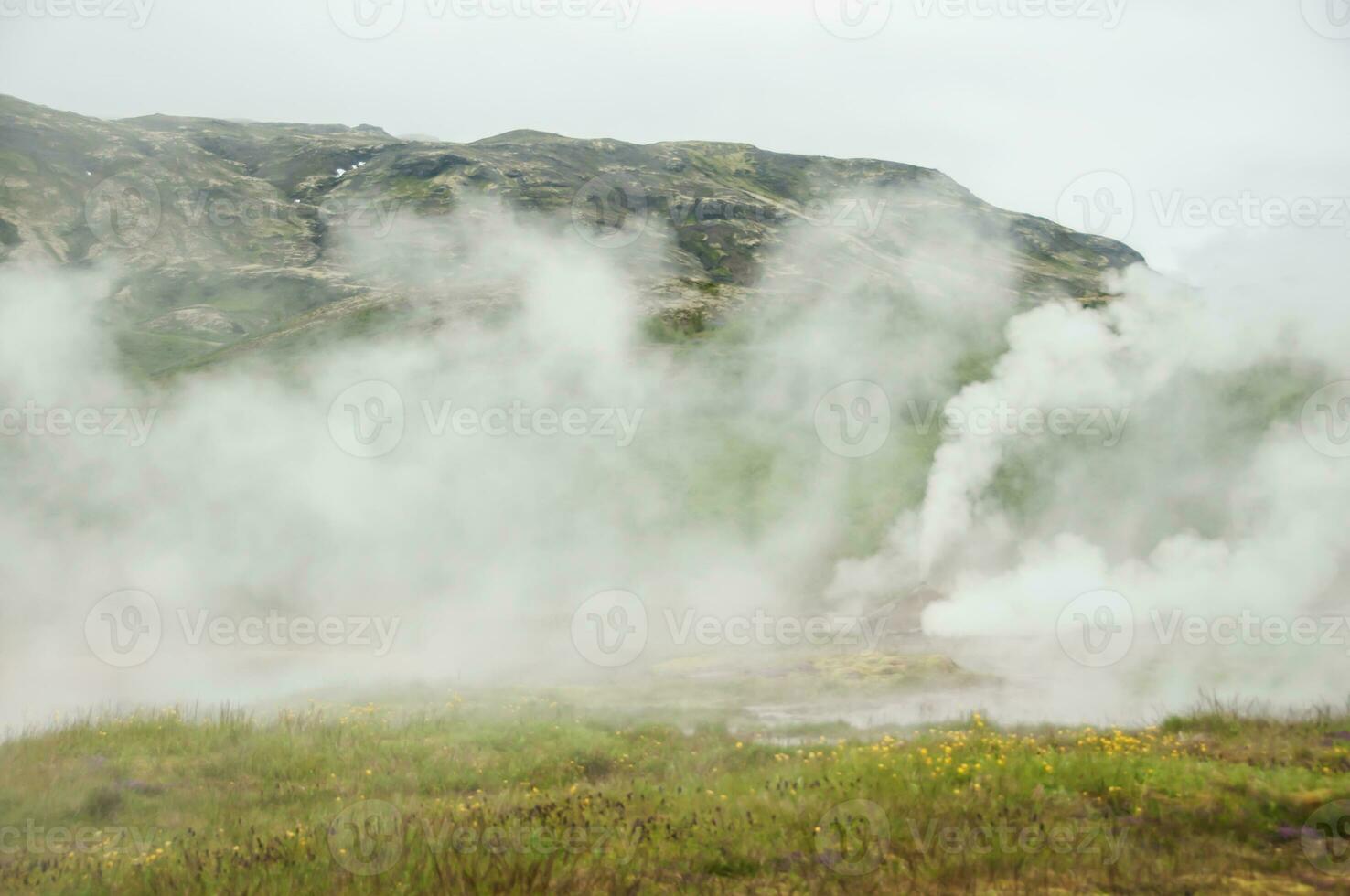 Geyser Stokkur, in Iceland photo