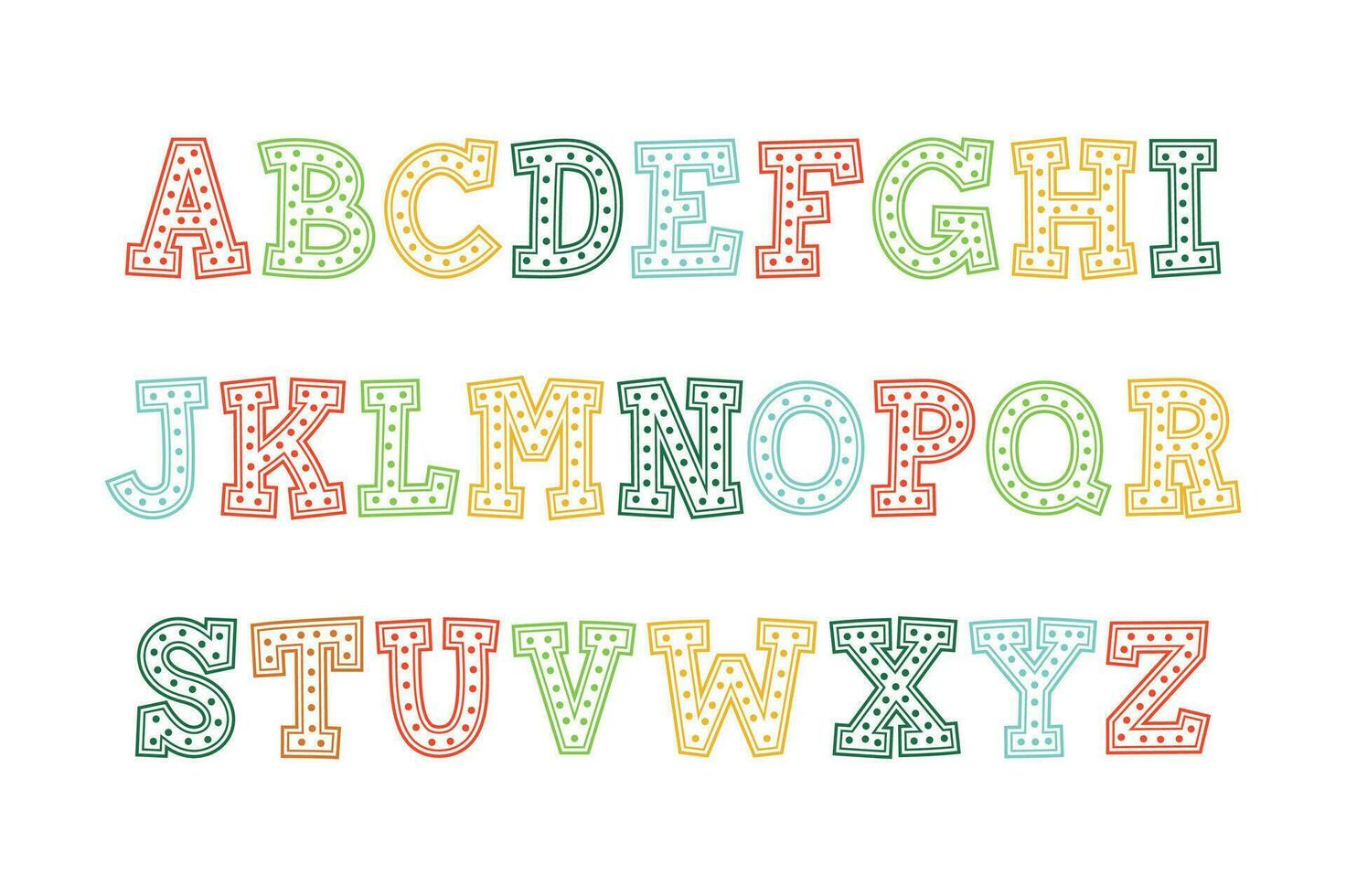 Versatile Collection of Cookie Alphabet Letters for Various Uses vector