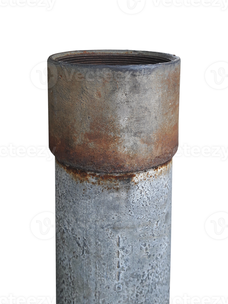 rusty metal pipe, transparent background png