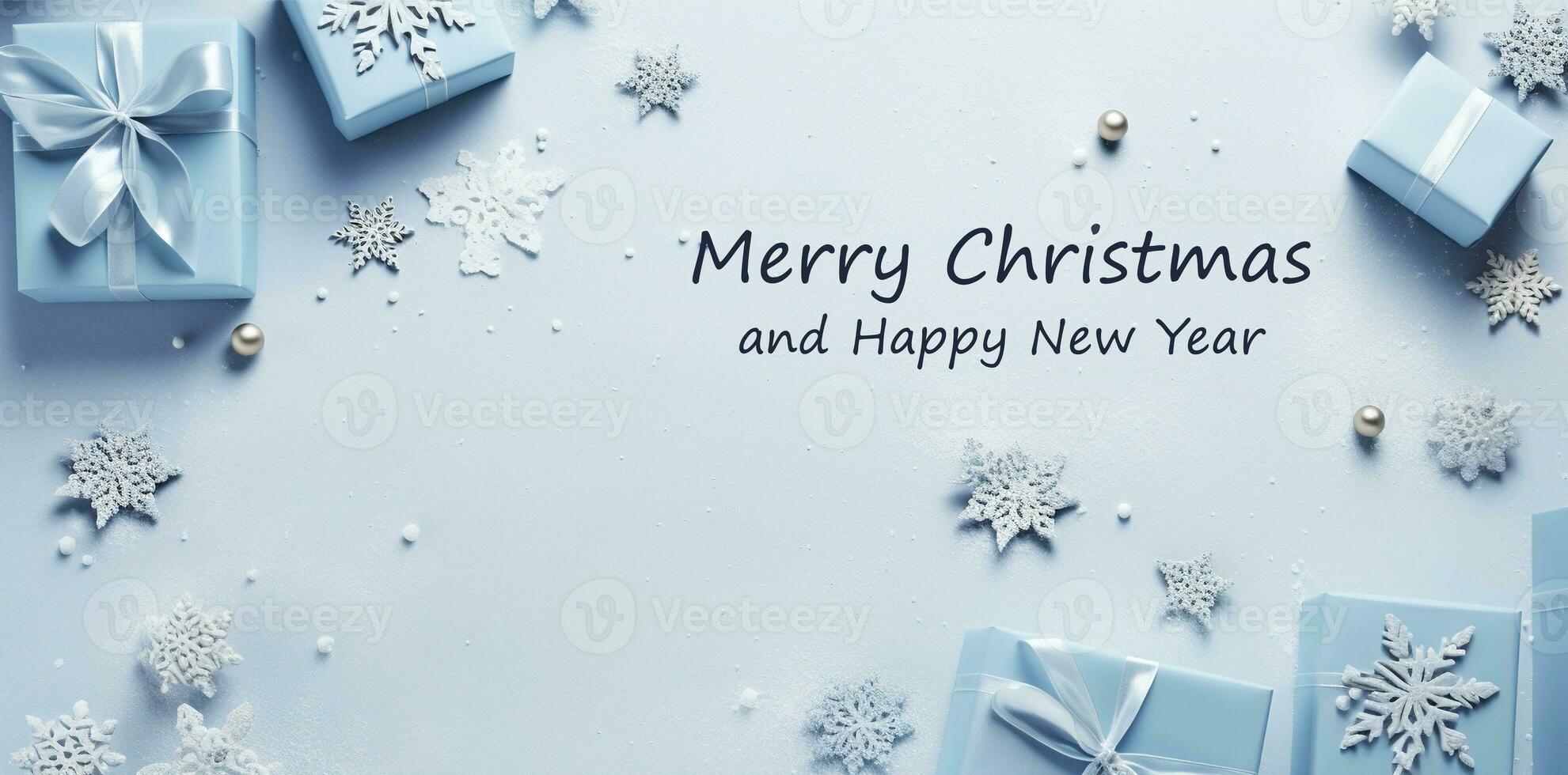 Christmas banner. Background Xmas design. Horizontal christmas poster, greeting cards, headers, website Generative AI photo