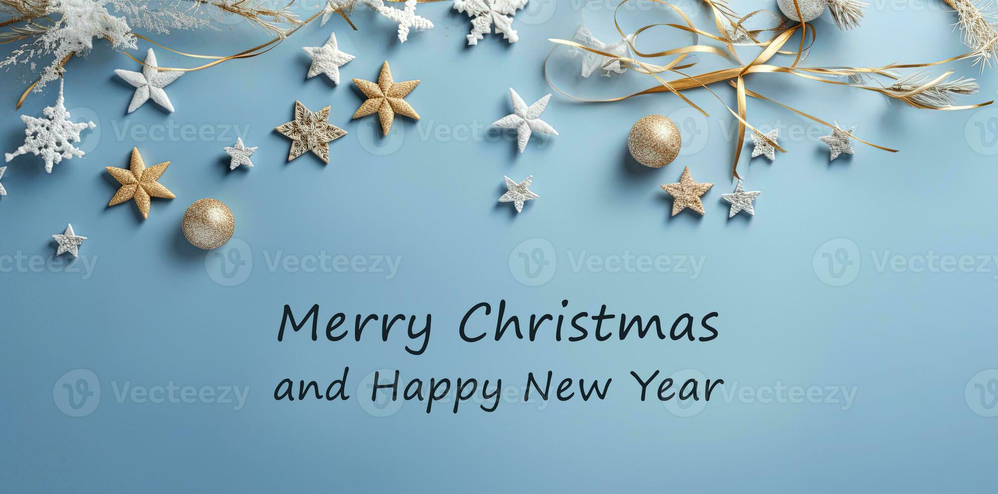 Christmas banner. Background Xmas design. Horizontal christmas poster, greeting cards, headers, website Generative AI photo