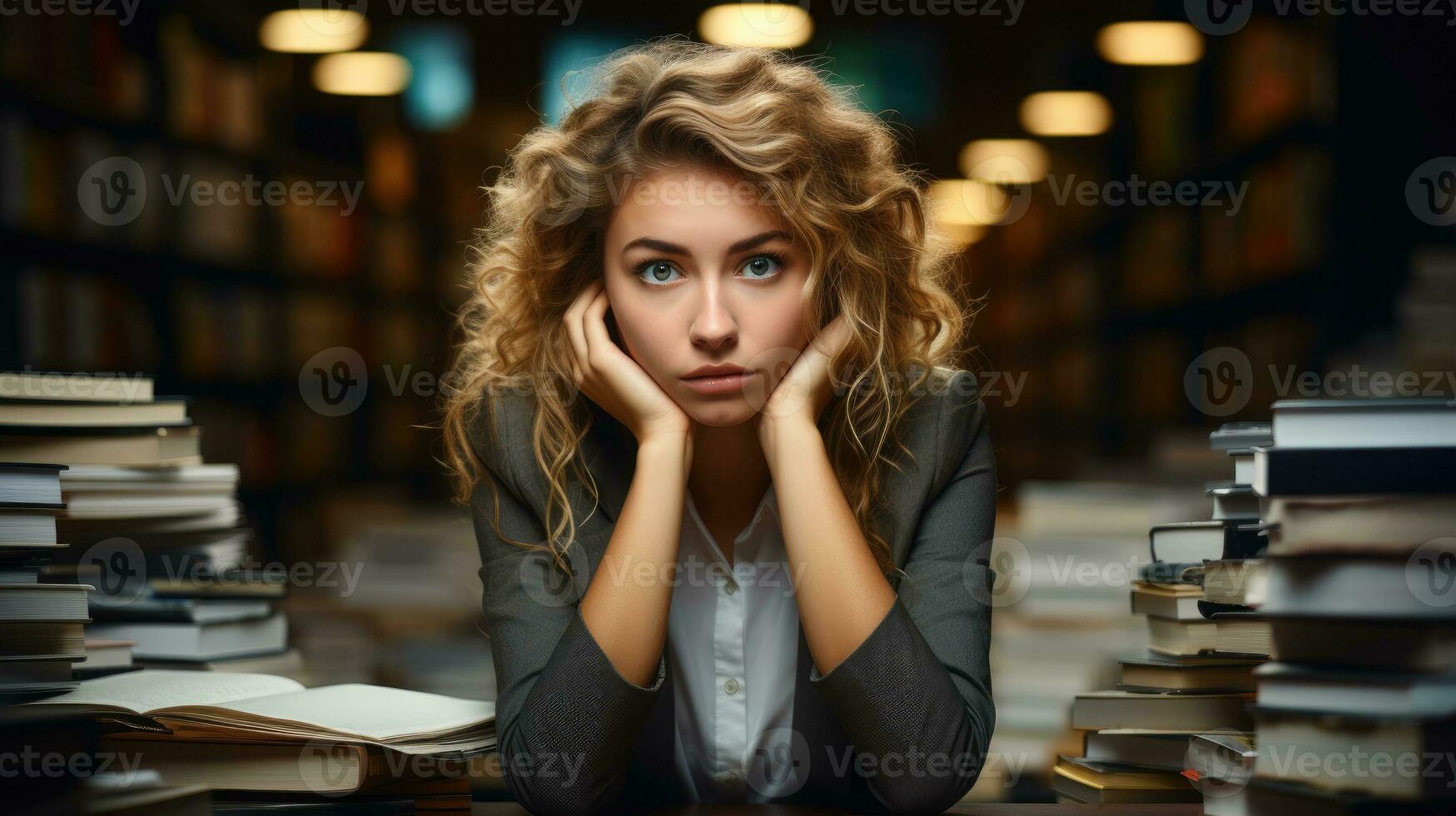 Businesswoman Unhappy With Work Ai Generated 30351673 Stock Photo At Businesswoman Unhappy With Work Ai Generated 30351673 Stock Photo At