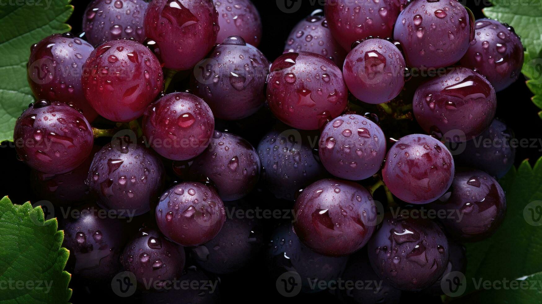 Grape background AI Generated photo
