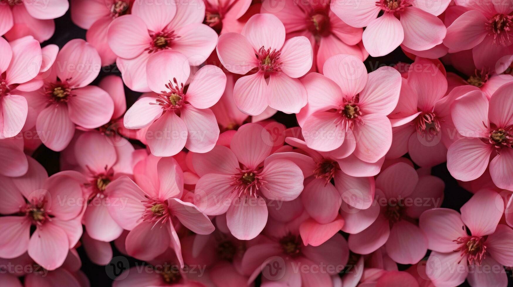 Spring pink flower background AI Generated photo