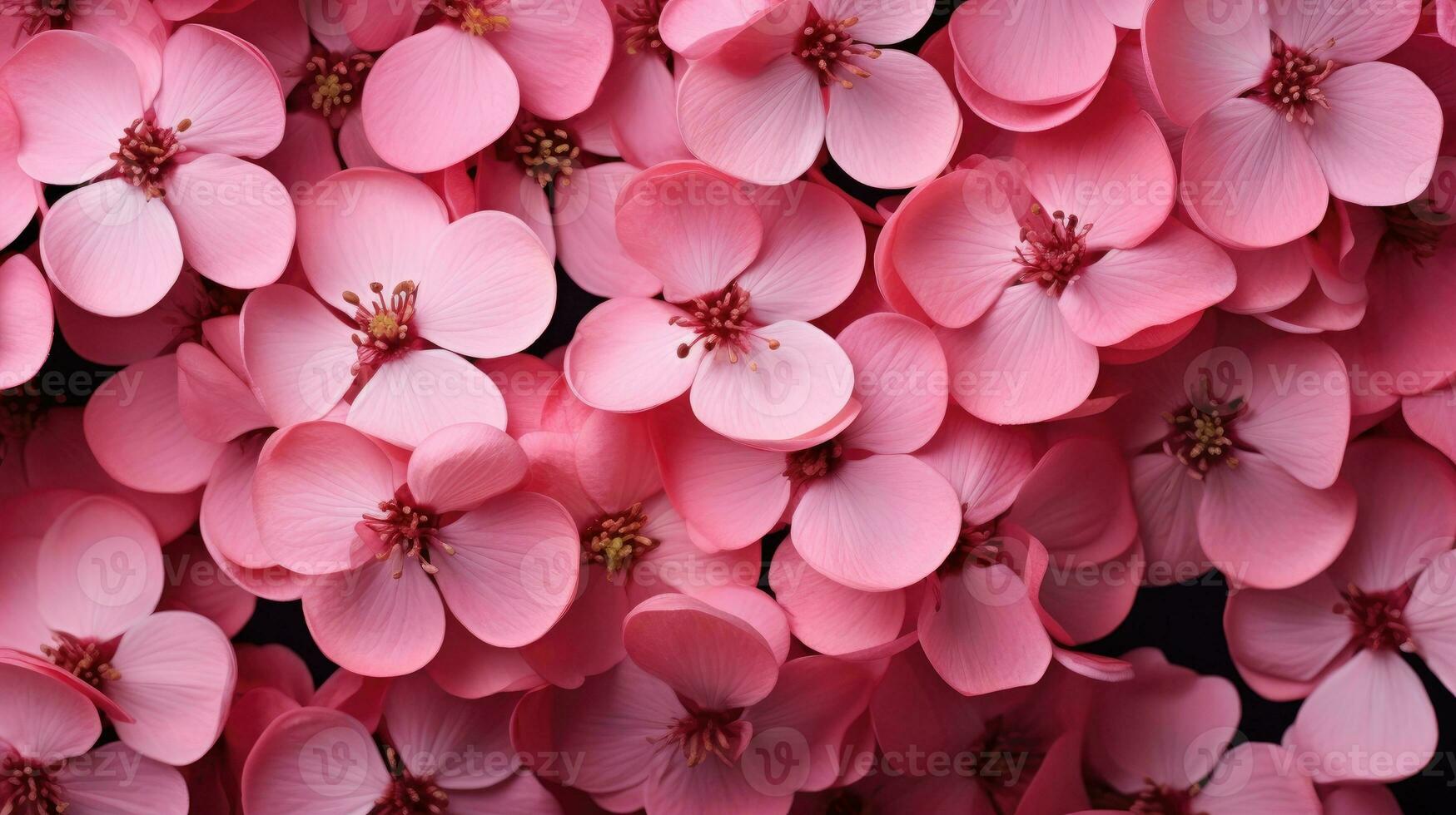 Spring pink flower background AI Generated photo