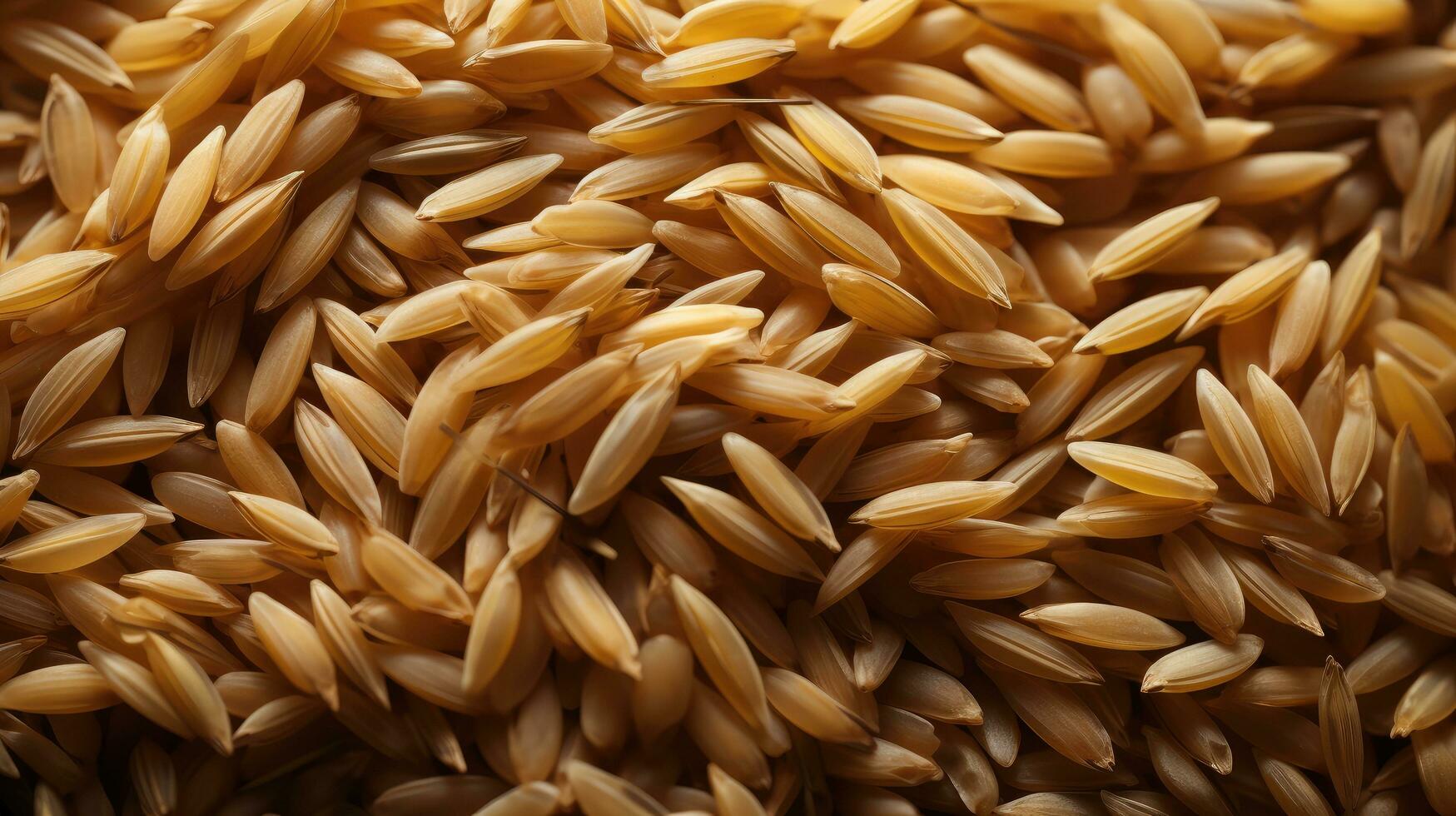 Rice grain background AI Generated photo