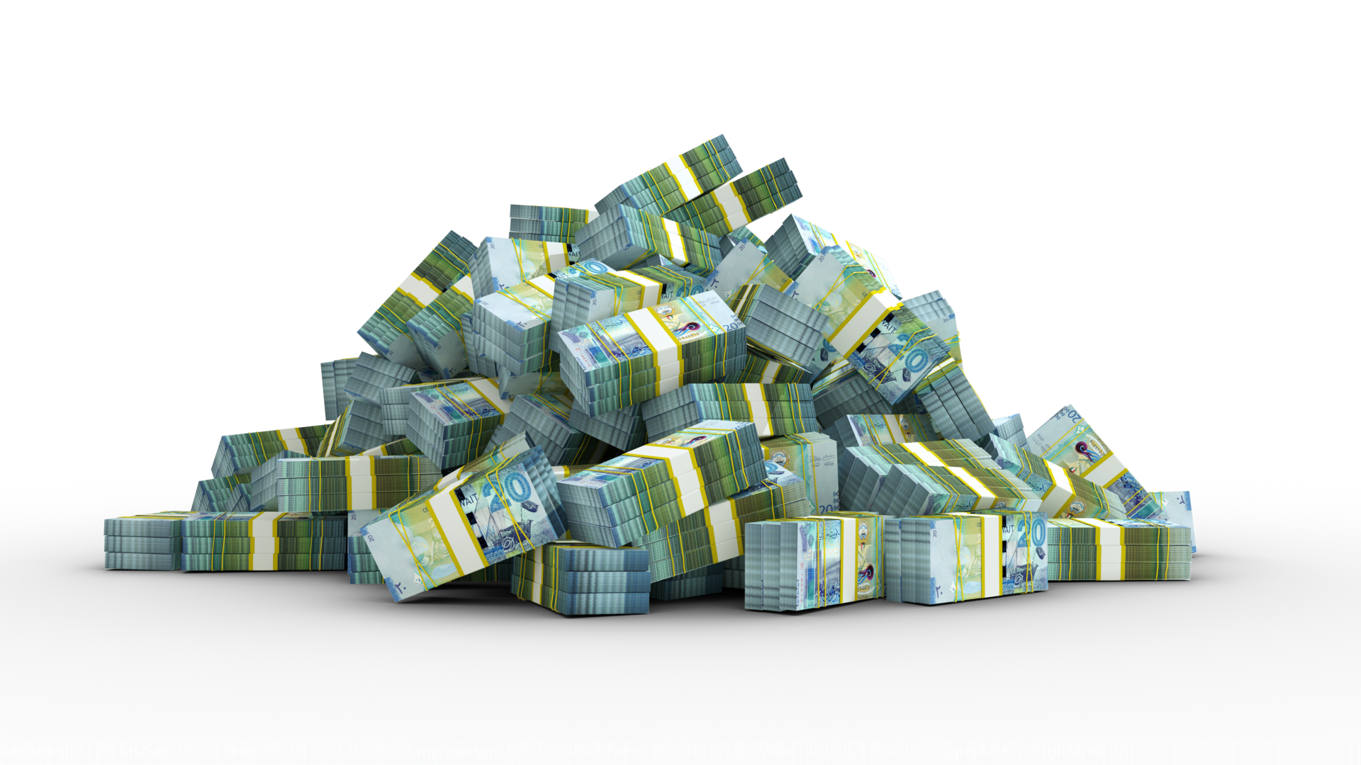 Big Pile Of Bundles Of 20 Kuwaiti Dinar Notes 3d Rendering Of Stacks big-pile-of-bundles-of-20-kuwaiti-dinar-notes-3d-rendering-of-stacks