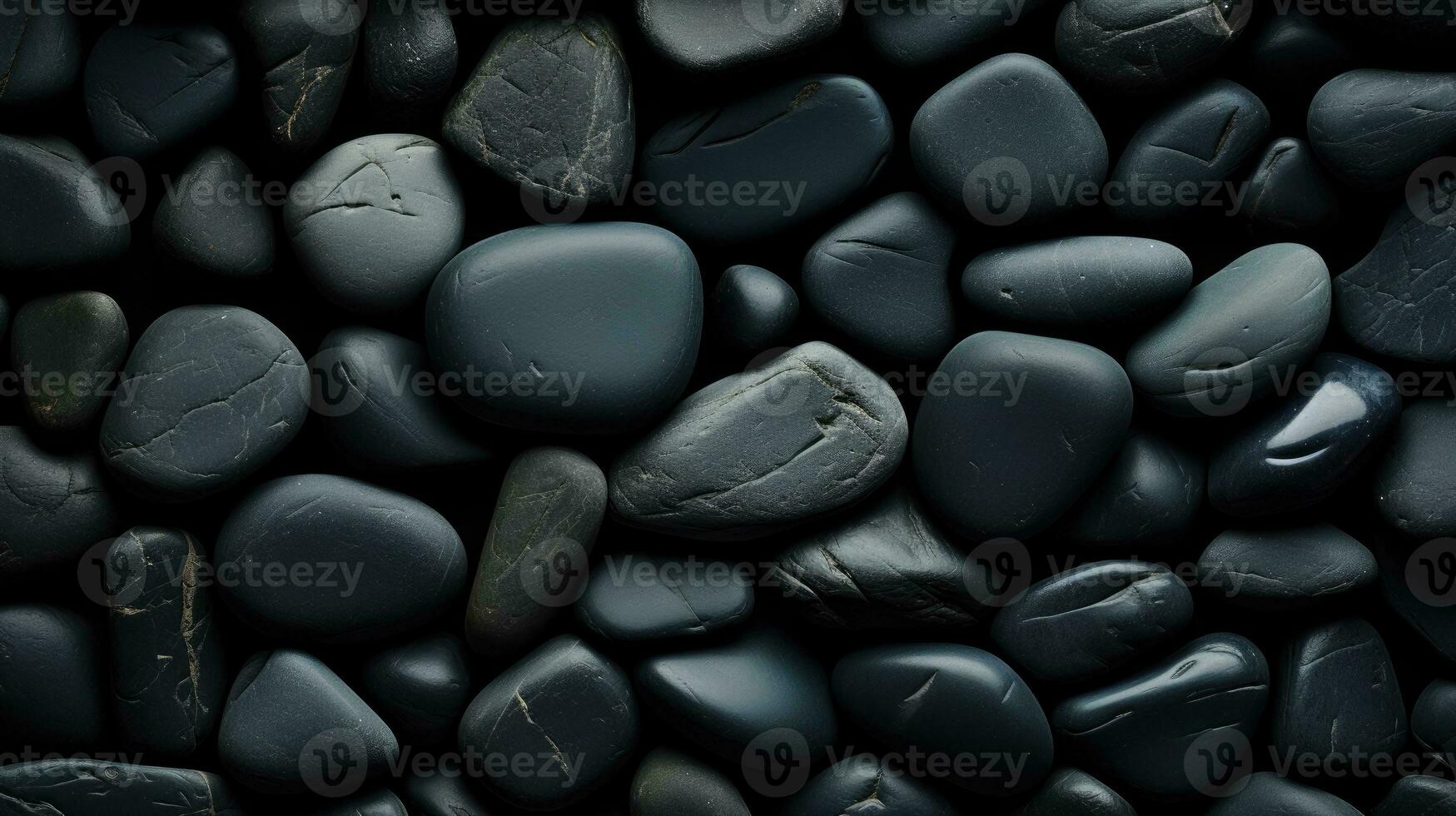 negro piedras antecedentes ai generado foto