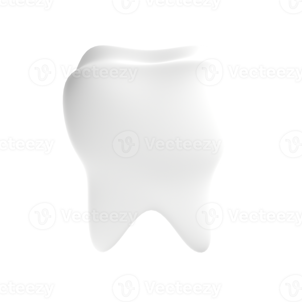 3d dente 3d icona png