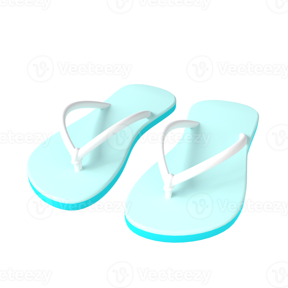 summer sandal icon 3d png