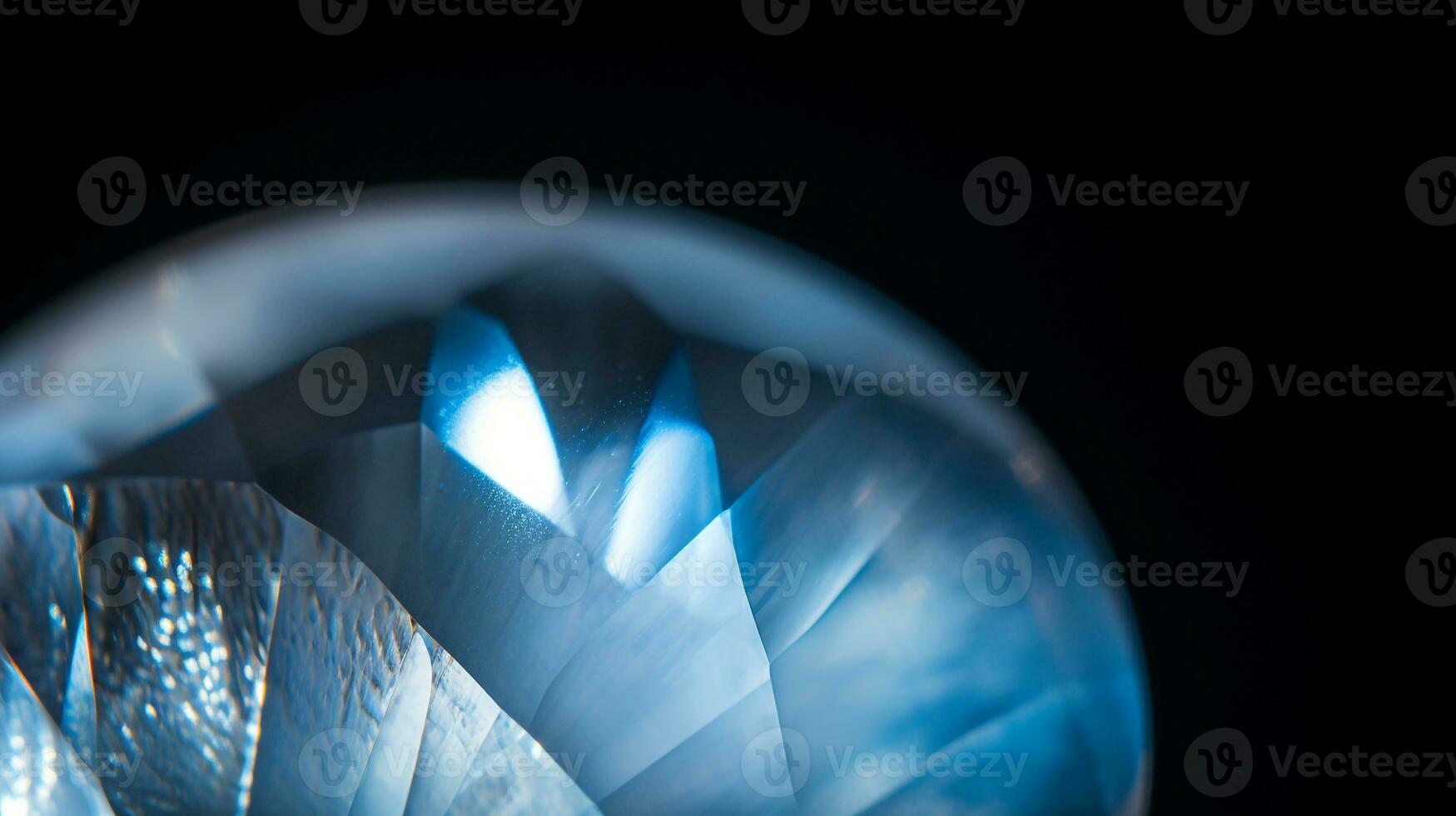 Photograph a mesmerizing close-up of a sparkling Moonstone held against a velvety black background. Generative AI photo