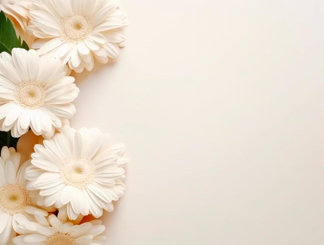 Tropical floral background copy space. Space for text photo