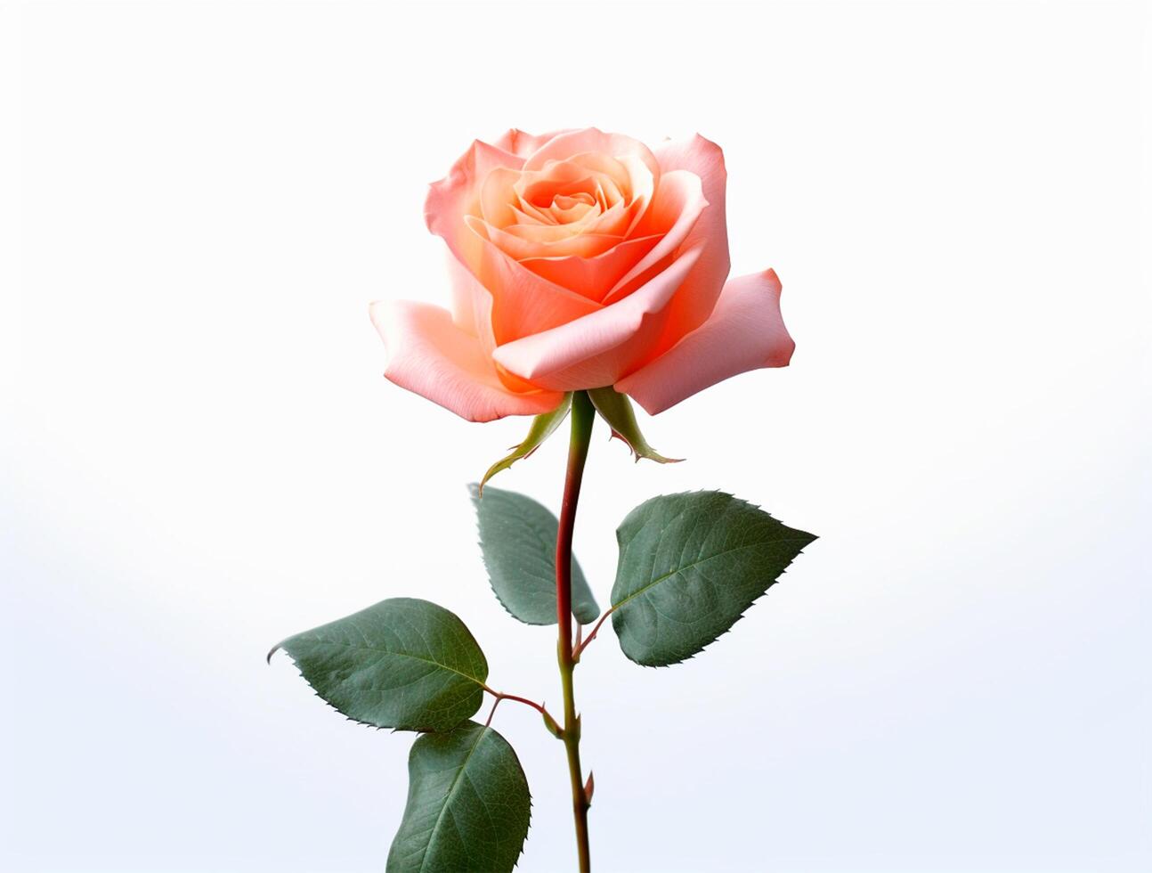 Beautiful rose flowers on flat background, top view. Space for text photo