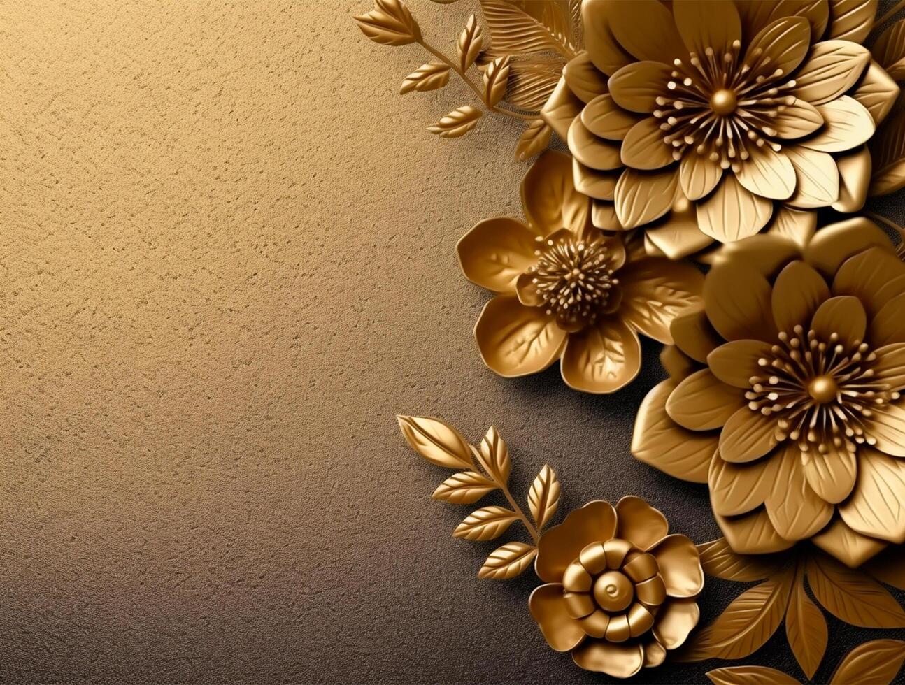 Tropical floral background copy space. Space for text photo