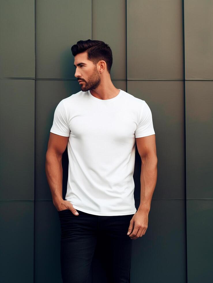 White Blank T-shirt Photo