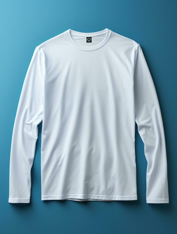 profesional blanco camiseta para Bosquejo diseño ai generativo foto