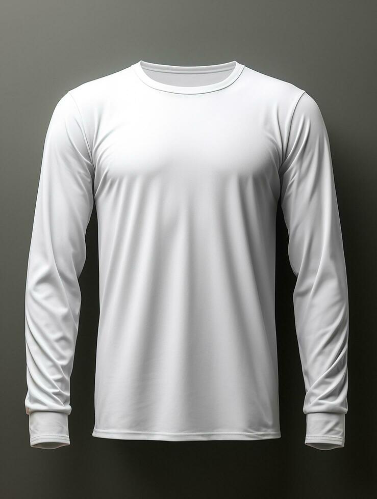 Professional White T-Shirt for Mockup Design AI Generative photo