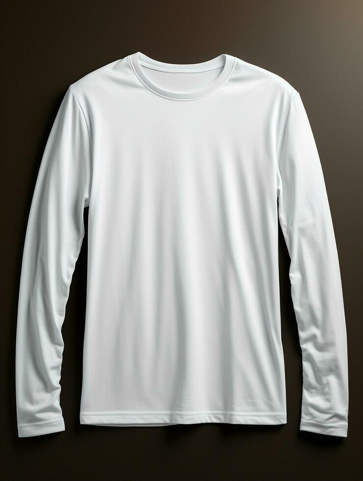 Professional White T-Shirt for Mockup Design AI Generative photo
