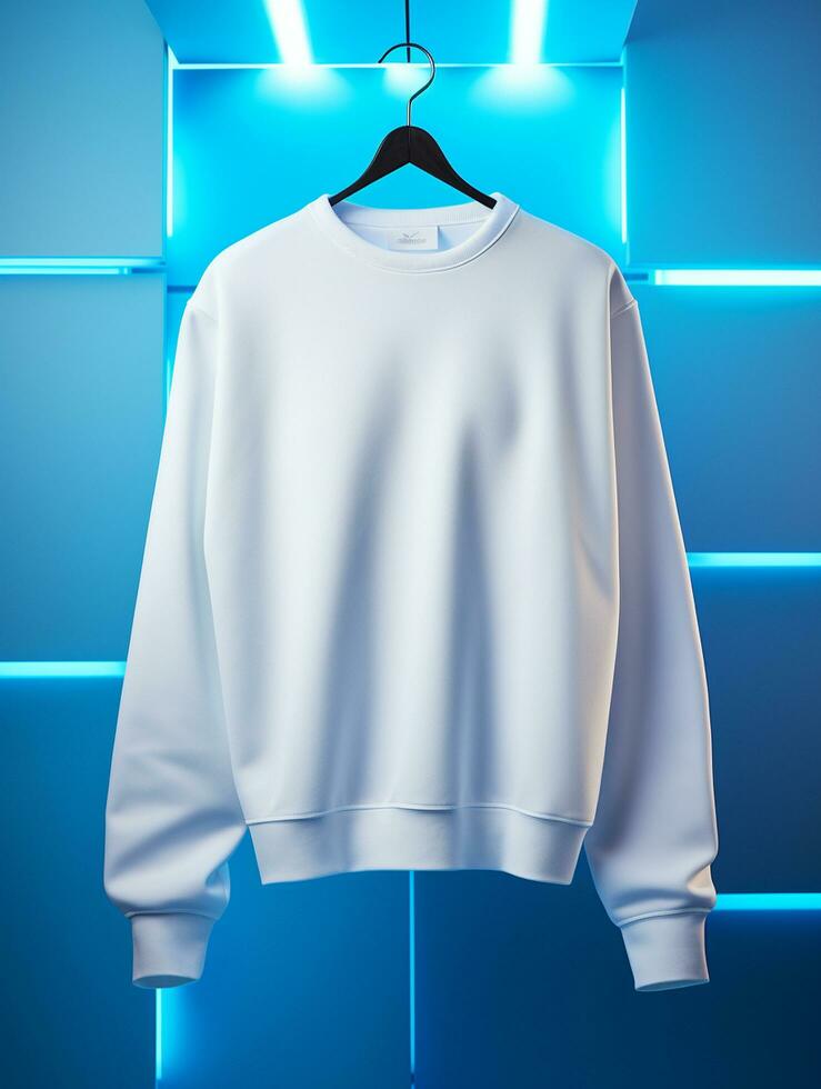 Professional White T-Shirt for Mockup Design Ai generated photo