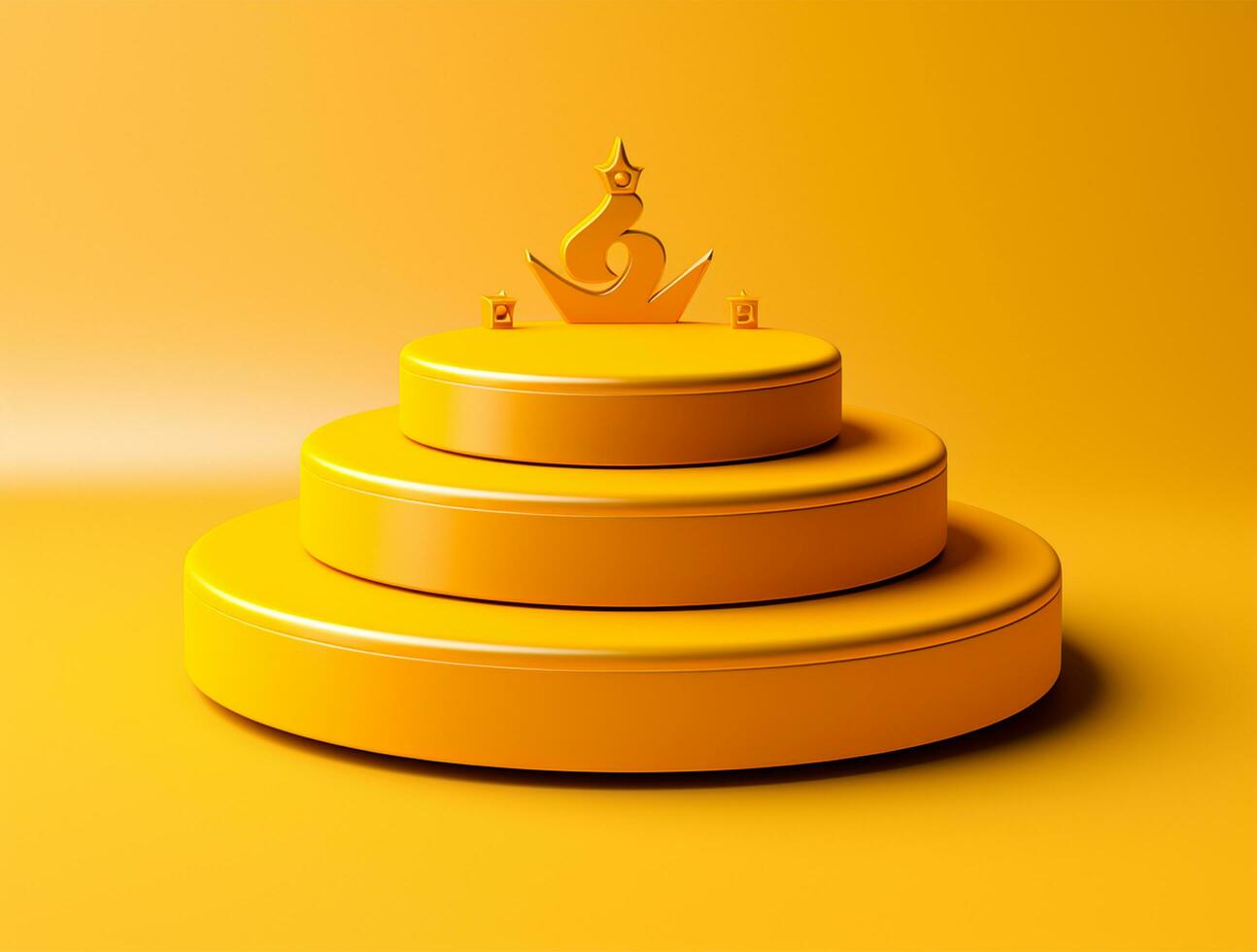 Free photo podium nature pedestal stage product display background Ai generated