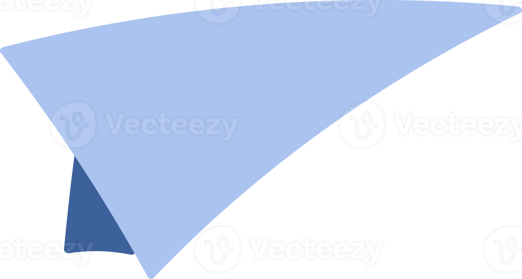 Paper plane for decoration and design. png