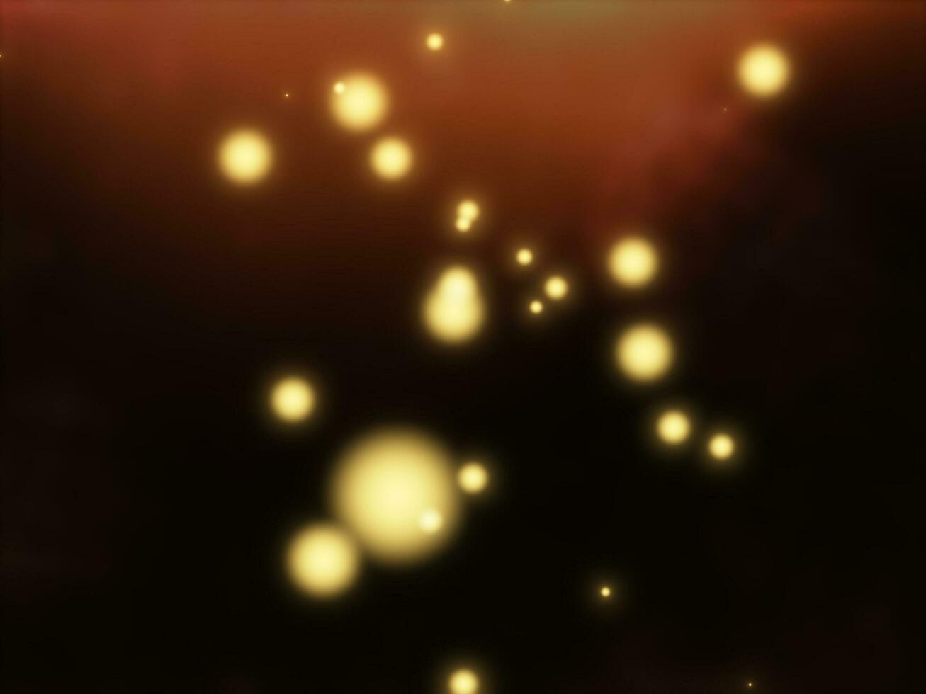 glowing yellow overlay light in black background or overlay background photo