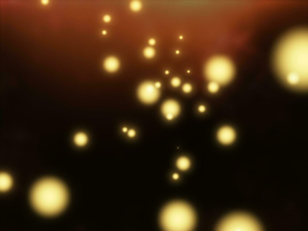 glowing yellow overlay light in black background or overlay background photo