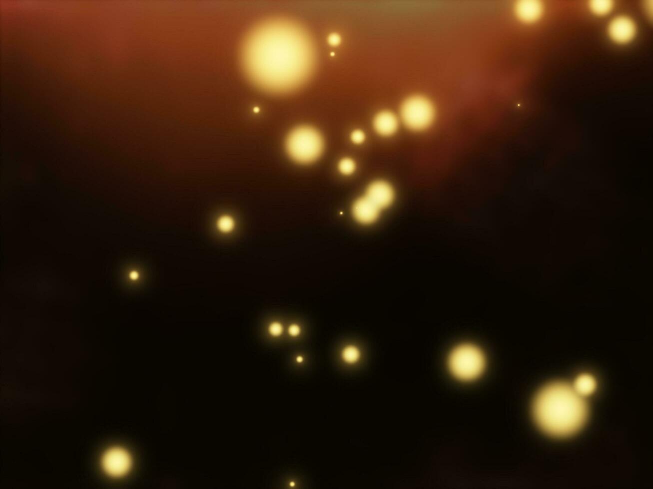 glowing yellow overlay light in black background or overlay background photo